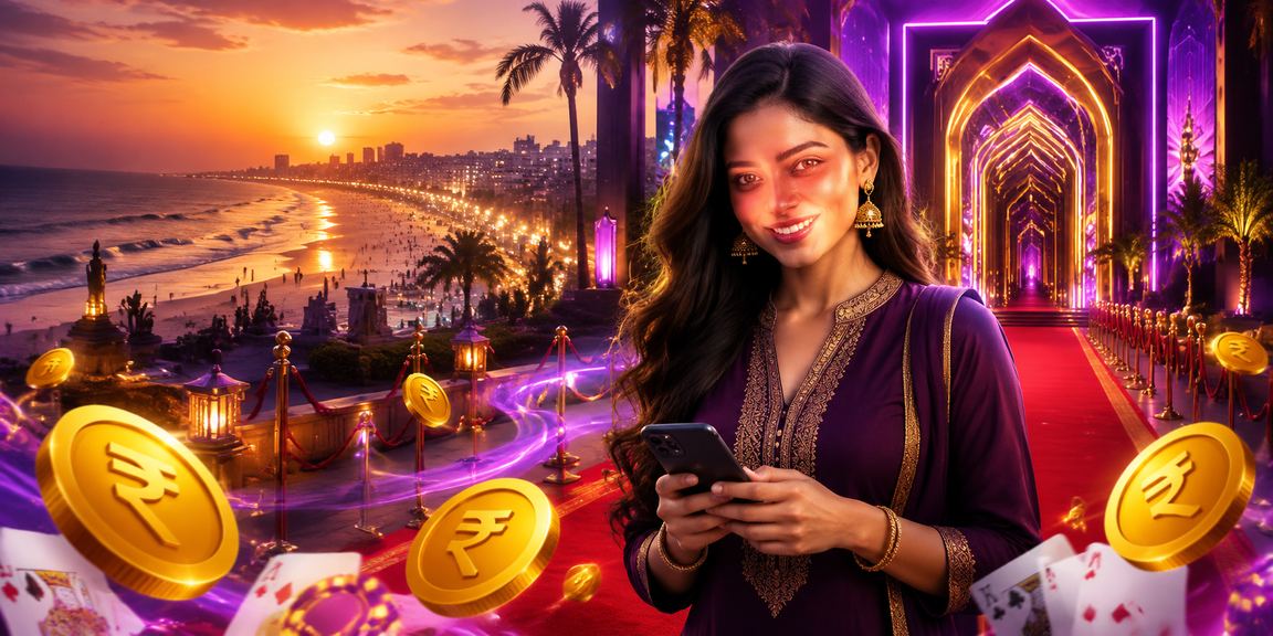 Woman playing Teen Patti and Rummy in Chennai on mobile device